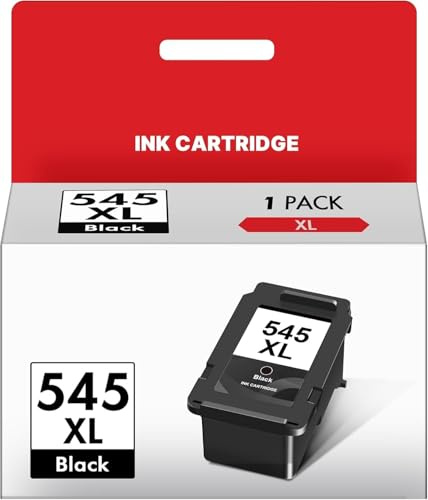 PG-545XL Nero Sostituzione per Cartuccia Canon 545 XL per Canon Pixma TS3151 TS3150 MG2550S TR4550 MX495 MX490 MG2555S MG3050 MG2450 TR4551 MG2550 Stampante (1 Nero)