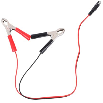 HAPINARY Sae Copper 18awg Clips Alligator Charger to Adapter 50cm Pvc