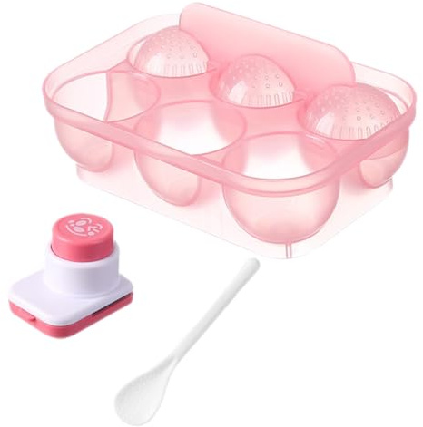 ANDRESLAD Moule à Boules de Riz DIY Plastique Non Adhérent Ustensile de Cuisine Sûr et Réutilisable pour Onigiri et Sushi Kit Facile à Nettoyer