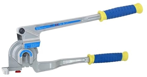 Piegatubi Piegatubi 180°, tre slot, in uno, multiuso, combinato, piegatubi, tubo di rame, ottone, alluminio(BLUE)