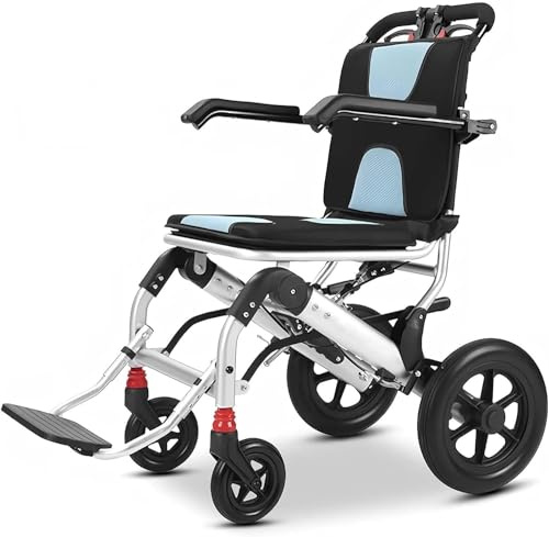 KHSASDDC Carrozzina ultraleggera Carrozzina da viaggio pieghevole leggera, carrozzine da trasporto Carrozzine leggere con portata di 150 kg, per la casa e la strada