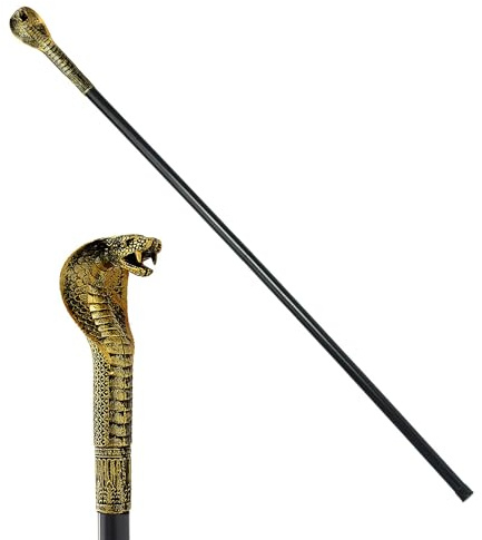 W WIDMANN MILANO Party Fashion - Scettro del faraone 110 cm | Accessorio smontabile per costumi egizi, Carnevale e feste a tema
