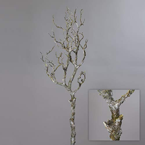 mucplants Künstlicher AST Dunkelbraun 90cm naturgetreuer Dekoast Dekozweig AST Zweig Kunstast aus Kunststoff