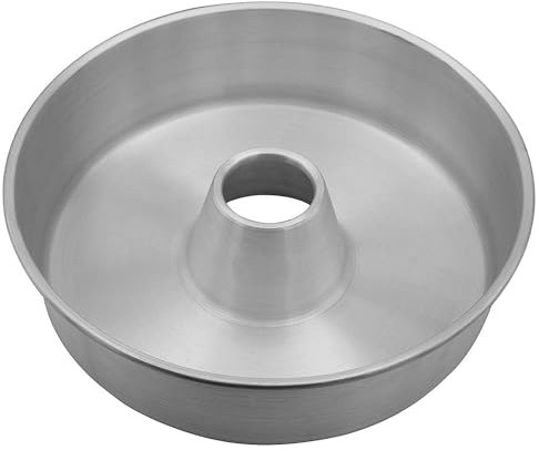 Space Home - Tortiera Ciambella di Alluminio - Stampo per Ciambella con Tubo - Stampo Savarin - Teglia da Forno Ciambellone in Alluminio - 24 cm - Made in Spain