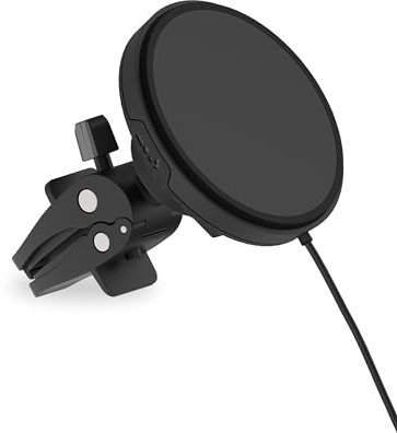 Mous - MagSafe Compatible Wireless Charging Car Vent Mount, MagSafe Compatible Car Charger - Compatible with iPhone 17/16/15/14/13/12, Pixel 10 Series Phones
