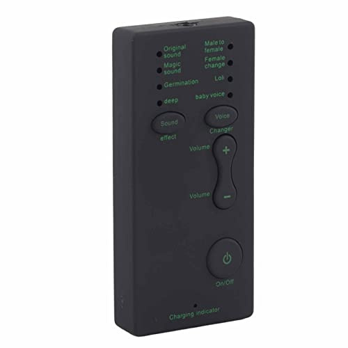 Goshyda Sprachwechslergerät, Tragbare -Soundkarten mit 7 Verschiedenen Sprachänderungen, Sprachkonverter für Telefon, Computer, Tablet, für PS4, für, für