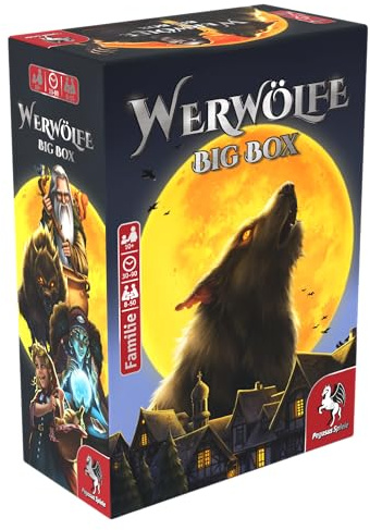 Werwölfe Big Box, 13 cm x 6.5 cm x 18.5 cm, Schwarz