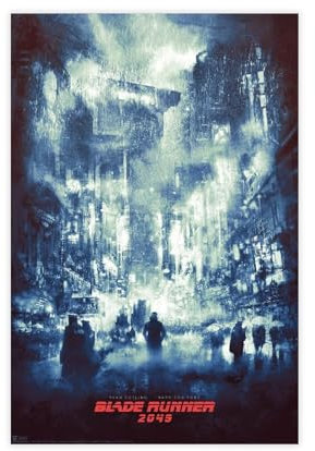 AAVEDA Filmposter Blade Runner 2049 7, Leinwand, Schlafzimmer, Dekoration, Sportlandschaft, Büro, Raumdekoration, Geschenk, ungerahmt, 60 x 90 cm