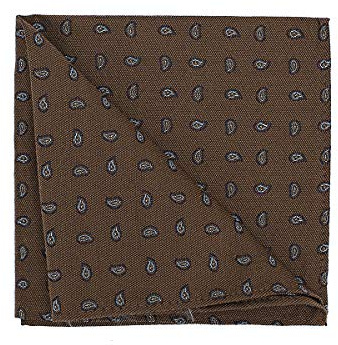 BRERA 67 Stofftaschentücher Herren für Anzug aus Seide | gemustert Einstecktuch 25x25 | elegante Taschentücher für Herren Stoff | Tuch mit Fliege und Krawatte zu kombinieren