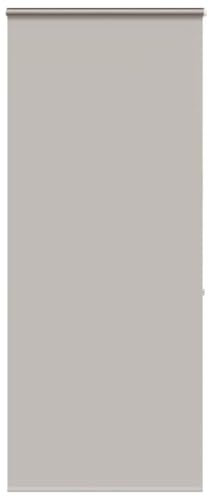 vidaXL Shower Roller Blind 90x240 cm - Light Grey, Water- PEVA Fabric, Space-Saving Cassette Design
