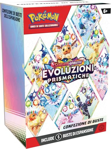 Pokémon TCG Pokémon | Scarlet & Violett boosterpaket – Prismatisk Evolution (sex boosterpaket)