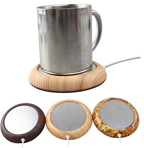 Mikinona Scalda Tazze Usb Scalda Tazze Da Caffè Per Scrivania Antiaderente Cavo Alimentazione Lungo Sicurezza e Affidabilità Per Caffè Tè Cacao Latte