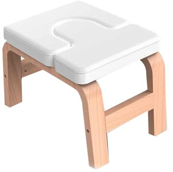 Yoga-Inversionsstuhl, Kopfstandhocker, Schwammdicke 6 Cm, 200 Kg Tragkraft, Umgedrehte Bank For Gleichgewichtstraining(White)