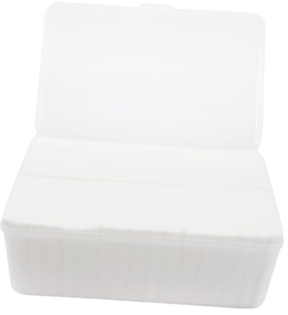 BESTYASH 1080pcs Non-woven Fabric Makeup Pads for Face and Nail Polish Remover Disposable Lightweight Beauty Accessories for Toner Gel Lotion Application Soft Facial Cotton Pads