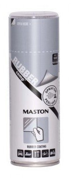 VERNICE REMOVIBILE SPRAY GOMMA LIQUIDA PELLICOLA WRAPPING PLASTI CERCHI AUTO MOTO (argento lucido)