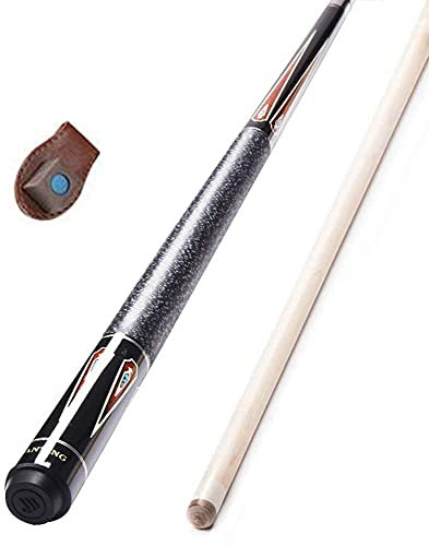 Billard Queues Professionelle Pool-Queue-Stick,1/2 Pool-Queue-Stick,58 Zoll Pool-Queue-Stick,Ahorn Billard-Queue-Stick,Billard-Stick handgefertigt mit Erweiterungszubehör GCSQF210831(Color:A;Size:12.