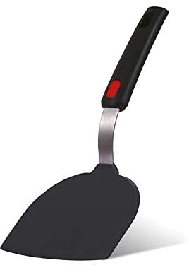 Contiup Spatola in silicone per pesce, semicircolare, densa, per omelette, pancake, per pentole antiaderenti, spatola per uova, resistente al calore fino a 315,6 °C