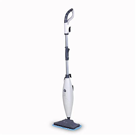 Pulitore a Vapore Portatile Scopa a Vapore, Pulitore a Vapore Leggero per Legno Duro e Piastrelle, Scopa a Vapore Leggero per Pavimenti in Laminato, Vaporizzatore per tappeti, Scopa per Pavimenti in