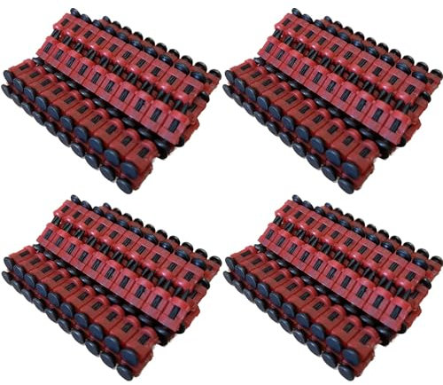 Clavos de hormigón premium 17 mm / 2,6 mm de diámetro para clavadoras revistas, 4000 unidades, acero al carbono galvanizado, fijación de acero, hormigón HB42-17