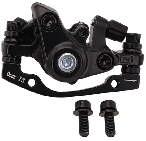 Bike Disc Brake Kit, Mechanical Disc Brakes Aluminum Alloy Caliper Mechanical Disc Brake Caliper Set Front And Rear For Electric Bike Mountain Bike Road Bike Folding Bike (rear brake)