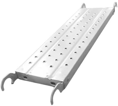 Plataforma de Trabajo Tablón Ancho del Andamio de La Escalera 3/4/5/6 Pies, Accesorio de Capacidad de Plataforma de Andamio Antideslizante, Asistente de Banco de Trabajo de Escalera Interior y Exterio