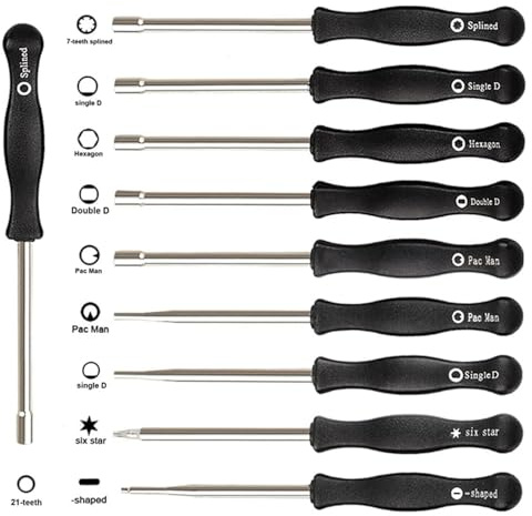 Hettluo Carburetor Adjustment Tool kit for 2 Common Cycle Carburator Adjusting Small Engine Trimmer Weedeater Chainsaw Leaf Blower