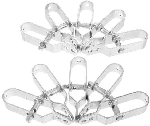 Hohopeti 10stücke Teiliges Stahlseil-spanner Heavy Duty Drahtspanner Zaunspanner Spannschloss Für Doppelstabmattenzaun Und Spanndraht Mit Rostfreiem Langlebigem Design Für Einfache Und Sich