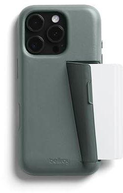 Bellroy Phone Case – 3 Card, kompatibelt med iPhone 16 Pro Max - Agave