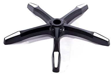 Gambe di ricambio per sedia da gaming in nylon, colore bianco (senza ruote)
