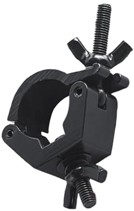 Heavy Duty Lighting Clamp - Aluminum Alloy Stage Light Holder, Secure Grip | Swivel Mount Bracket, Professional Stage Equipment, Theater Rigging Accessory, Truss Mounting Clamp, High-Strength Lighting
