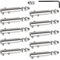 SUPAWAY Pack of 10 Cable Tensioner Wire Rope Clamp 6 mm Tension Terminal Stainless Steel Cable Tensioning Set with Threaded Pin and Allen Key Wire Rope Terminal for Fixing Tensioning Wire Ropes