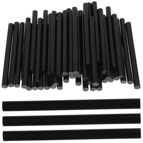 HOODANCOS 50 Pezzi Colla Caldo Neri per Crafting Adesivi per DIY per Decorazioni Riparazioni e Progetti Creativi