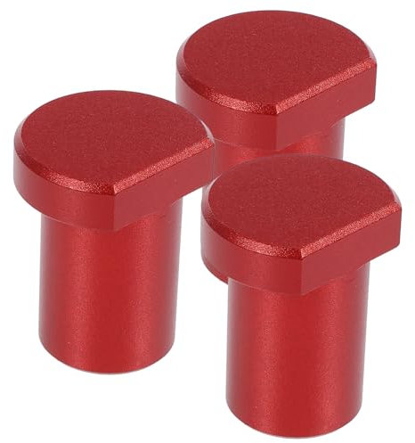 Gadpiparty 3Pcs Woodworking Bench Dogs Aluminum Alloy Planing Stopper Clamp Workbench Positioning Plug for Routing Cutting and Sanding Essential Hold Downs for DIY Projects
