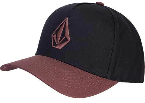 Volcom Embossed Stone Snapback Cap (OS, Merlot)