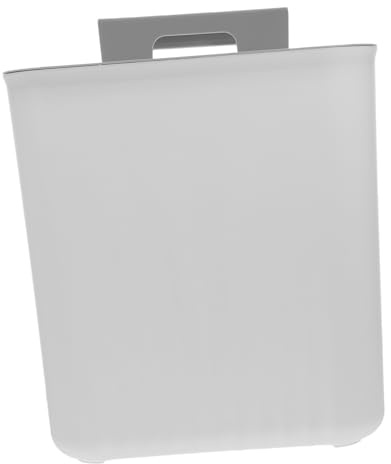 Cabilock Cestino Della Spazzatura Appeso Piccolo in Pp Bianco, Pattumiera Da Appendere Per Porta Armadio Cucina, Pratico Bidone Della Spazzatura Per Casa, Bagno, Ufficio e Cameretta