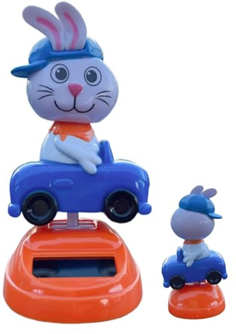 Patifirst Solar Angetriebene Wackelfigur Für Das Fenster - Sammelbare Wackelpuppe In nform Als Spielzeug Und Dekoration - Auto Armaturenbrett Dekoration Neuheit - Für Auto Büro Schreibtisch Party
