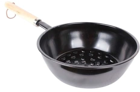 Storage Basket Chimney Starter Safe Wood Handle BBQ Grill Tools Charcoal Pot Portable Outdoor Camping Barbecue Brazier Fire