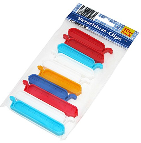 ROLLER 10er Pack Verschluss-Clips - Kunststoff