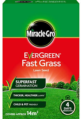 Miracle-Gro EverGreen Fast Grass Lawn Seed 420 g - 14 m2, Nylon/A