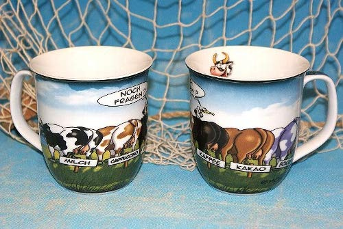 Hösti 2 Stück Becher, Keramik, Zylindrisch, Modern, 2 Tassen, Wiederverwendbar, Alle Gelegenheiten, Zuhause, 10 cm x 10 cm