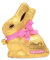Lindt Schokolade GOLDHASE | 100 g GOLDHASE | Weiße Premium Schokolade mit Erdbeerstückchen in Hasenform zu Ostern | Osterschokolade | Schokoladengeschenk | Schokoladenhase | Osterhase