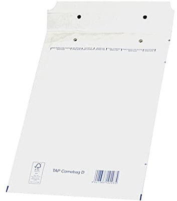 Buste autosigillanti foderate a bolle HK D14 180 x 265 mm/200 x 275 mm, 100 pezzi bianco/buste e accessori per spedizione/tipo bolla autoadesiva/Kind-HK/Colore-Bianco/Formato-D14
