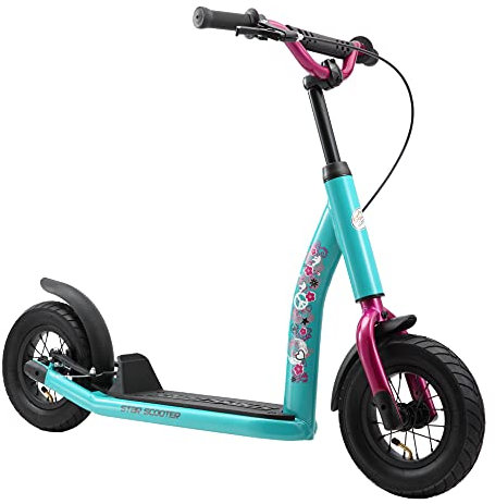 STAR SCOOTER Kinder Tret Roller ab 5 Jahre | City Kick Scooter Luftreifen Höhenverstellbar 10 Zoll New Gen | Mint