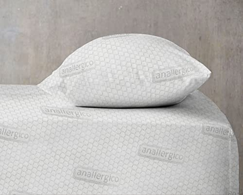 Banzaii Coprimaterasso Matrimoniale Anallergico, Antiodore e Antimicotico con Fibra d’Argento – Proteggi Materasso traspirante - 170/180 cm x 190/200 cm, Made in Italy