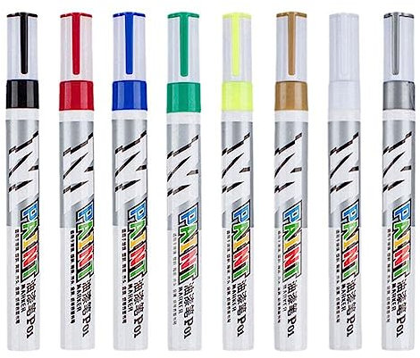 YXRRVING 8 Farben Autolack Reparatur Stift Auto Reinigung Kratzer Wasserdicht Klar Bunt Kratzer Entferner Re Auto Stift C8F1 Stift