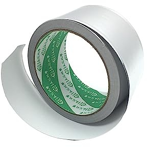 XNWKF 1pcs Aluminium Foil Adhesive Sealing Tape High Temperature Resistant Heat Conduction Tape 48mm*17m