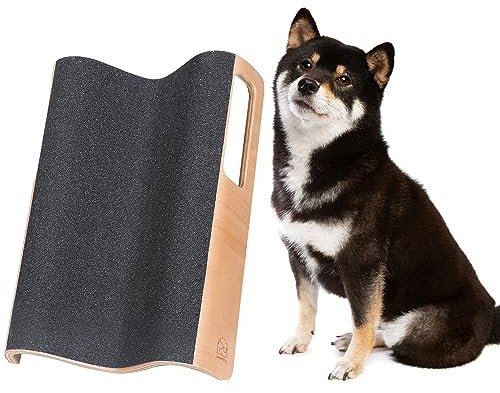 LovIntry M-Shaped Dog Scratch Pad for Nails, Dog Nail File Toy for Dog Nail Maintenance, Shortened Dog’s Side Nails Easily (M)