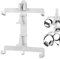Geekria Wall Mount Stand Compatible with PlayStation 5, PSVR2, VR Headset and Controller Storage Rack Hook, PS5 Headset Display Holder, Sturdy Metal Wall Bracket Kit (White)