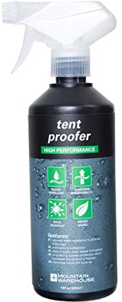 Mountain Warehouse Tent & Equipment Proofer - 500ml Odourless Tent Repeller, Spray Nozzle, Breathable Repeller - Best for Camping & Outdoors One