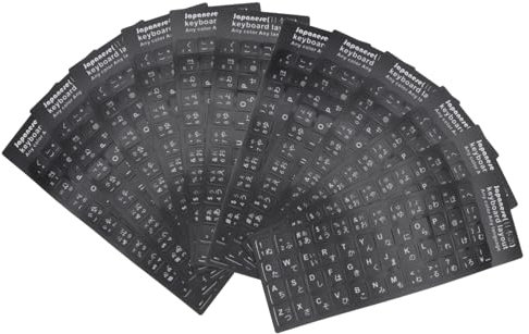 BESTonZON 10stücke Mehrsprachige Tastaturaufkleber Kompatibel Für Laptop-pcs Mit Ersatz Schutzfolie Gegen Kratzer Für Schüler Und Studenten